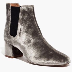 Madewell Walker Chelsea boot in velvet